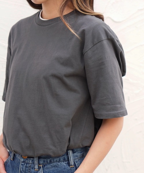 TOWN CRAFT/タウンクラフト USA MADE PACK CREW TEEアメリカ製パッククルーネックT-シャツオーガニックコットン(ユニセックス)（Tシャツ/カットソー）｜TOWNCRAFT（タウンクラフト）