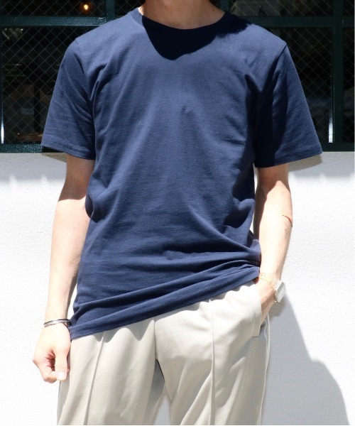 TOWN CRAFT/タウンクラフト USA MADE PACK CREW TEEアメリカ製パッククルーネックT-シャツオーガニックコットン(ユニセックス)（Tシャツ/カットソー）｜TOWNCRAFT（タウンクラフト）