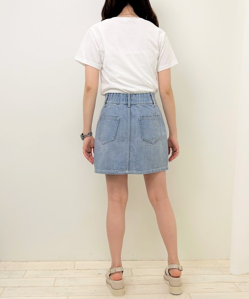 INGNI（イング）の「パールロゴちびTシャツ（Tシャツ/カットソー・レディース・ピンク/ブラック/ライトブルー/オフホワイト/ホワイト系その他4・M）」の11枚目の写真
