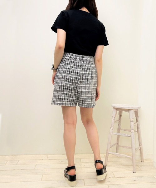INGNI（イング）の「パールロゴちびTシャツ（Tシャツ/カットソー・レディース・ピンク/ブラック/ライトブルー/オフホワイト/ホワイト系その他4・M）」の19枚目の写真