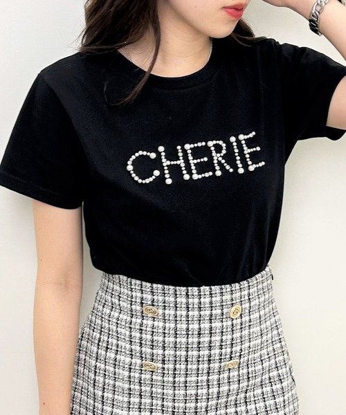 セール】パールロゴちびTシャツ（Tシャツ/カットソー）｜INGNI