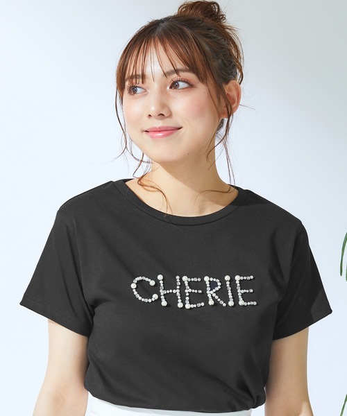 セール】パールロゴちびTシャツ（Tシャツ/カットソー）｜INGNI