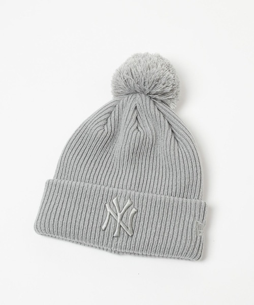 NEW ERA(ニューエラ)の「【NEW ERA(ニューエラ)】RIB PON KNIT(ニットキャップ/ビーニー・レディース・ベージュ/グレー/オフホワイト・FREE)」の13枚目の写真