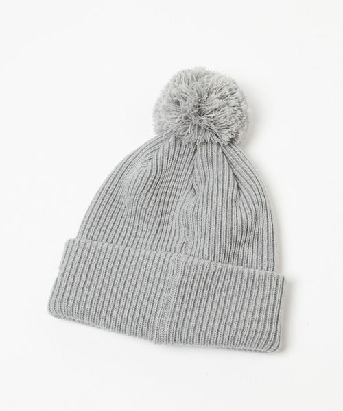 NEW ERA(ニューエラ)の「【NEW ERA(ニューエラ)】RIB PON KNIT(ニットキャップ/ビーニー・レディース・ベージュ/グレー/オフホワイト・FREE)」の8枚目の写真