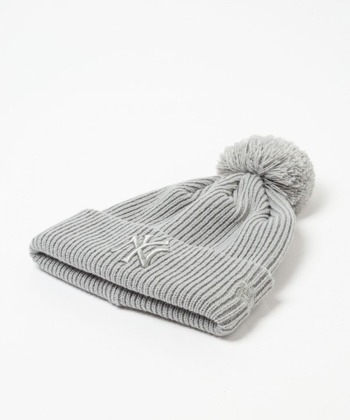 NEW ERA(ニューエラ)の「【NEW ERA(ニューエラ)】RIB PON KNIT(ニットキャップ/ビーニー・レディース・ベージュ/グレー/オフホワイト・FREE)」の15枚目の写真