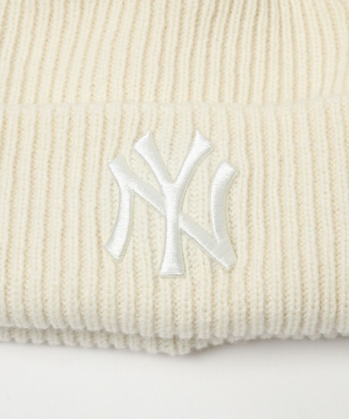 NEW ERA(ニューエラ)の「【NEW ERA(ニューエラ)】RIB PON KNIT(ニットキャップ/ビーニー・レディース・ベージュ/グレー/オフホワイト・FREE)」の9枚目の写真
