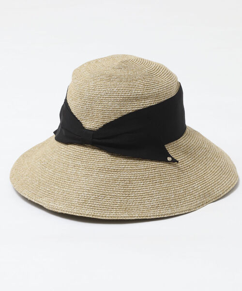 NOLLEY’S（ノーリーズ）の「リボンペーパーダウンハット（ハット・レディース・ブラック/グレー/ブラック系その他3・FREE）」の2枚目の写真