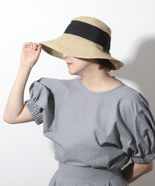 NOLLEY'S（ノーリーズ）の「リボンペーパーダウンハット（ハット