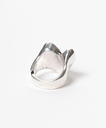 Otro Accesorio/オトロアクセソリオ ブラックエナメルハートリング オトロ アクセソリオ Otro Accesorio |Black Enamel Heart Ring