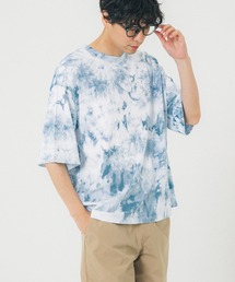 メンズ半袖タイダイTシャツ