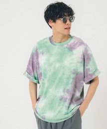 メンズ半袖タイダイTシャツ