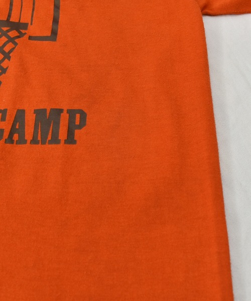 VINTAGE（ヴィンテージ）の「【ヴィンテージ古着】80's RUSSELL / ラッセル HAMILTON HEIGHTS 1983 BASKETBALL CAMP Tシャツ USA製（Tシャツ/カットソー・メンズ・オレンジ・MEDIUM）」の7枚目の写真