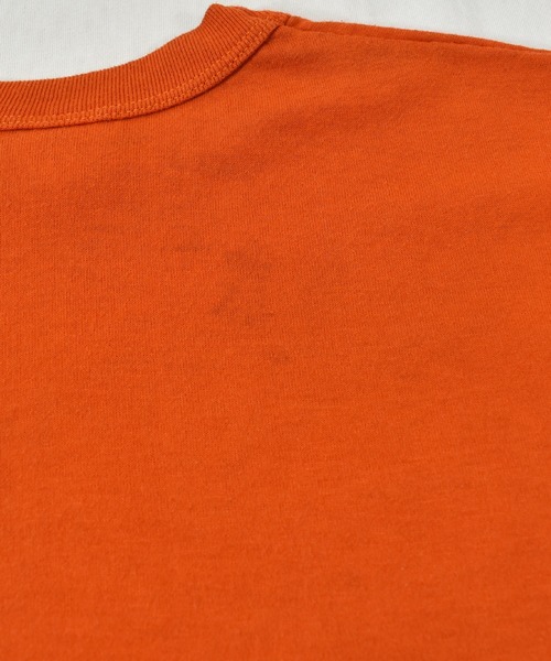 VINTAGE（ヴィンテージ）の「【ヴィンテージ古着】80's RUSSELL / ラッセル HAMILTON HEIGHTS 1983 BASKETBALL CAMP Tシャツ USA製（Tシャツ/カットソー・メンズ・オレンジ・MEDIUM）」の10枚目の写真