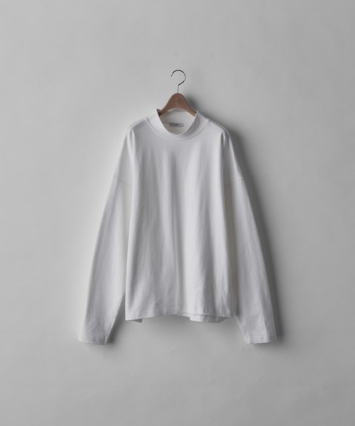 RUUBON】 mock neck long Tee / モックネック ロンT（Tシャツ