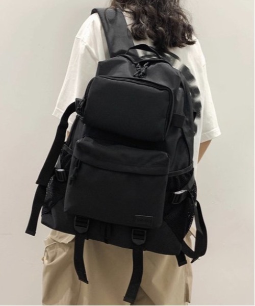 Burner(バーナー)の「【OKUOKU 0909】 バックパック / カジュアル / スクールバック oku-bag-619335584133-33 U(バックパック/リュック・メンズ・ブラック・FREE)」の1枚目の写真