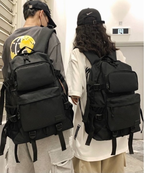 Burner(バーナー)の「【OKUOKU 0909】 バックパック / カジュアル / スクールバック oku-bag-619335584133-33 U(バックパック/リュック・メンズ・ブラック・FREE)」の10枚目の写真