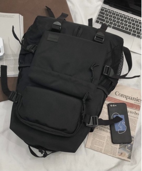 Burner(バーナー)の「【OKUOKU 0909】 バックパック / カジュアル / スクールバック oku-bag-619335584133-33 U(バックパック/リュック・メンズ・ブラック・FREE)」の9枚目の写真