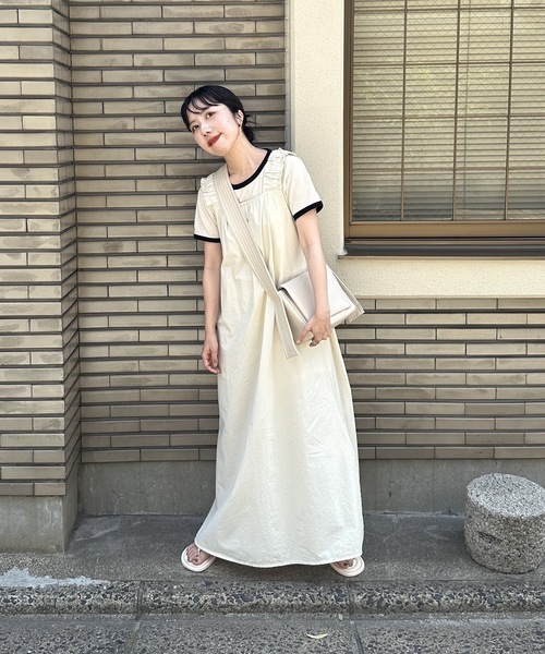ワンピース lawgy gather shoulder op lawgy（ラウジー）の「gather shoulder op（ワンピース）」 - WEAR