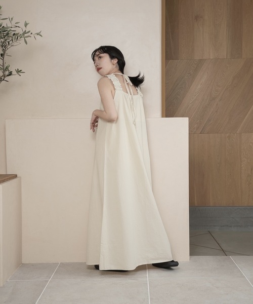 クレイミー Drost Shoulder Gather Dress ロングワンピ クレイミー Drost Shoulder Gather Dress ロングワンピ