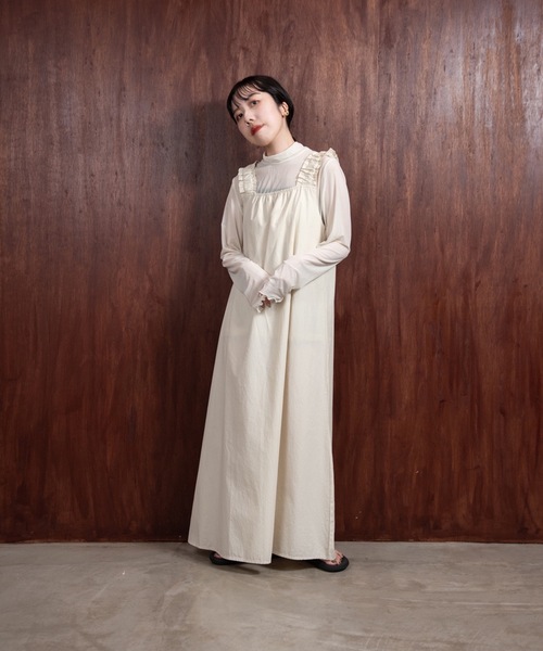 lawgy（ラウジー）の「gather shoulder op（ワンピース）」 - WEAR