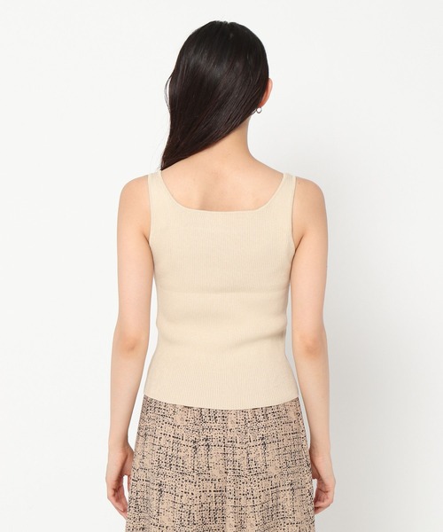 mysty woman（ミスティウーマン）の「パールネックツインカーデ　973639（カーディガン/ボレロ・レディース・ホワイト系その他/ブラック/モカ/グリーン・FREE）」の19枚目の写真