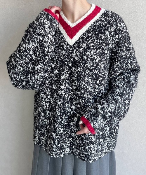 LOWRYS FARM（ローリーズファーム）の「UNISEXチルデンニット