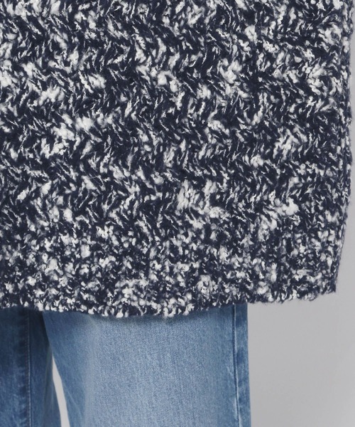LOWRYS FARM（ローリーズファーム）の「ＵＮＩＳＥＸチルデンニットＬＳ  968920（ニット/セーター・レディース・ネイビー/ブラック・FREE）」の21枚目の写真