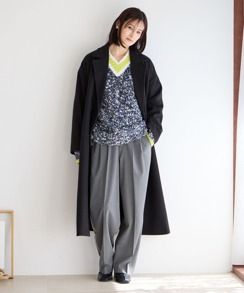 世田谷ローファー　　シャギー　チルデンニット　セーター LOWRYS FARM（ローリーズファーム）の「UNISEXチルデンニット