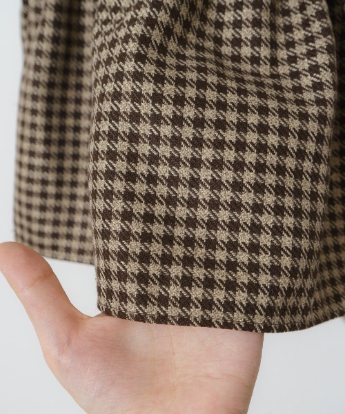 flower（フラワー）の「シャーリングチェックビスチェ（キャミソール・レディース・ブラウン/ブラック・FREE）」の8枚目の写真