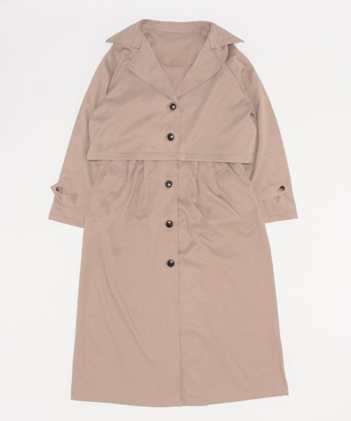 23区 PLUS + EFFECT トレンチコート 100年コート＞スタンダードモデル ダブルトレンチコート(コート