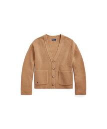 ラルフローレン リブニットＶネックカーディガン ウエストベルト付 ラルフローレン リブニットVネックカーディガン ウエストベルト