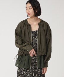 GALLEST | 【洗える】ギャザーマウンパ(ブルゾン)