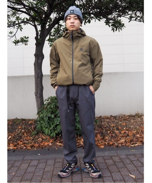CAMP7(キャンプセブン)の「CAMP7(キャンプ7)撥水シェルパーカー(ブルゾン・メンズ・オリーブ/ブラック・L/XL/M)」の9枚目の写真