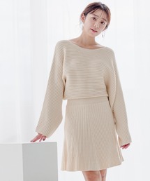 mysty woman | ドルマンニットミニワンピ 983149(ワンピース)