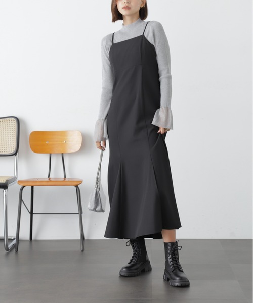 FREE'S MART（フリーズマート）の「◆シアーフレアスリーブリブニット（ニット/セーター・レディース・ブラック/グレー/オフホワイト・FREE）」の14枚目の写真