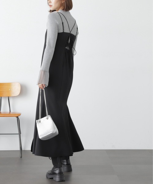 FREE'S MART（フリーズマート）の「◆シアーフレアスリーブリブニット（ニット/セーター・レディース・ブラック/グレー/オフホワイト・FREE）」の16枚目の写真