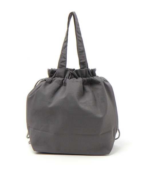 LAKOLE（ラコレ）の「ランチ巾着トートバッグ2 / 978174（トートバッグ・レディース・ベージュ/ダークグレー/ホワイト/グレー/ライトグレー・FREE）」の6枚目の写真