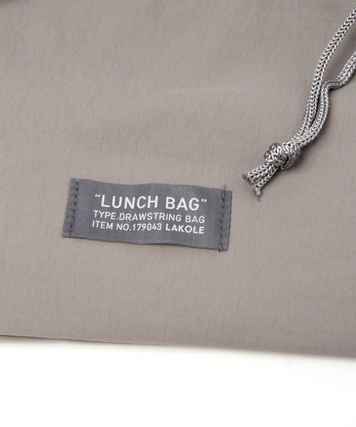 LAKOLE（ラコレ）の「ランチ巾着トートバッグ2 / 978174（トートバッグ・レディース・ベージュ/ダークグレー/ホワイト/グレー/ライトグレー・FREE）」の11枚目の写真