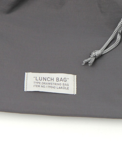 LAKOLE（ラコレ）の「ランチ巾着トートバッグ2 / 978174（トートバッグ・レディース・ベージュ/ダークグレー/ホワイト/グレー/ライトグレー・FREE）」の12枚目の写真