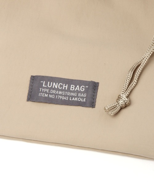 LAKOLE（ラコレ）の「ランチ巾着トートバッグ2 / 978174（トートバッグ・レディース・ベージュ/ダークグレー/ホワイト/グレー/ライトグレー・FREE）」の13枚目の写真