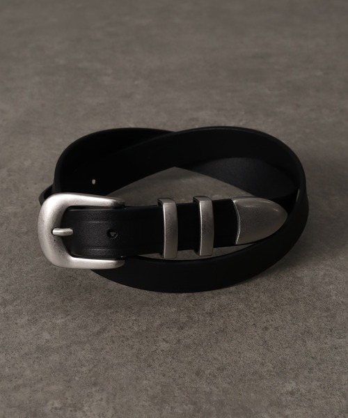 welise/ウェライズ】ナローワイズ牛革ウエスタンベルト（ベルト