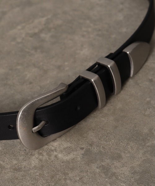 welise/ウェライズ】ナローワイズ牛革ウエスタンベルト（ベルト