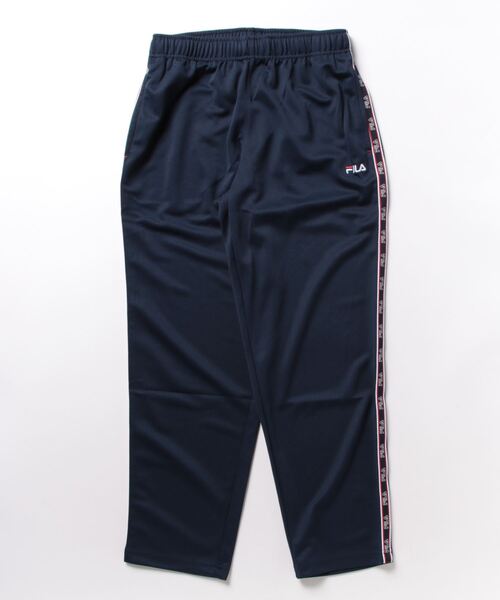FILA（フィラ）の「《FILA》ﾛｺﾞﾃｰﾌﾟｼﾞｬｰｼﾞﾊﾟﾝﾂ FL6744（その他パンツ・レディース・チャコール/ネイビー/ブラック/ピンク・LL/L/M）」の4枚目の写真