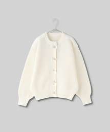 Audrey and John Wad（オードリーアンドジョンワッド）の「BIGボタンメッシュカノコカーディガン -手洗い可-（カーディガン/ボレロ）」