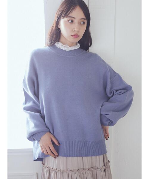 earth music&ecology(アースミュージックアンドエコロジー)の「アンチピリングバックスリットプルオーバー(Tシャツ/カットソー・レディース・ライトグレー系2/ライム/アイボリー/ブラック/ブルー・FREE)」の12枚目の写真