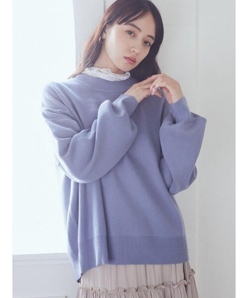 earth music&ecology(アースミュージックアンドエコロジー)の「アンチピリングバックスリットプルオーバー(Tシャツ/カットソー・レディース・ライトグレー系2/ライム/アイボリー/ブラック/ブルー・FREE)」の16枚目の写真