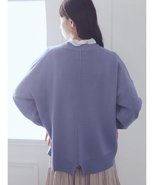 earth music&ecology(アースミュージックアンドエコロジー)の「アンチピリングバックスリットプルオーバー(Tシャツ/カットソー・レディース・ライトグレー系2/ライム/アイボリー/ブラック/ブルー・FREE)」の17枚目の写真