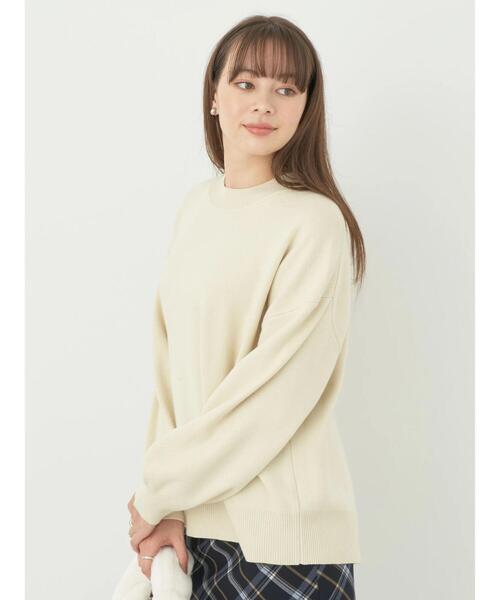 earth music&ecology(アースミュージックアンドエコロジー)の「アンチピリングバックスリットプルオーバー(Tシャツ/カットソー・レディース・ライトグレー系2/ライム/アイボリー/ブラック/ブルー・FREE)」の19枚目の写真