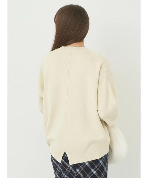 earth music&ecology(アースミュージックアンドエコロジー)の「アンチピリングバックスリットプルオーバー(Tシャツ/カットソー・レディース・ライトグレー系2/ライム/アイボリー/ブラック/ブルー・FREE)」の20枚目の写真