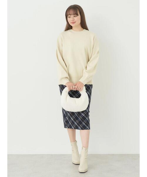 earth music&ecology(アースミュージックアンドエコロジー)の「アンチピリングバックスリットプルオーバー(Tシャツ/カットソー・レディース・ライトグレー系2/ライム/アイボリー/ブラック/ブルー・FREE)」の21枚目の写真